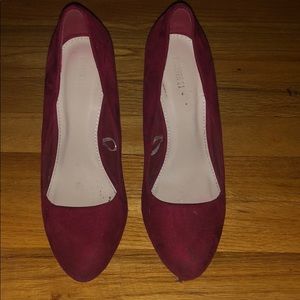 Forever 21 Red Suede Heels